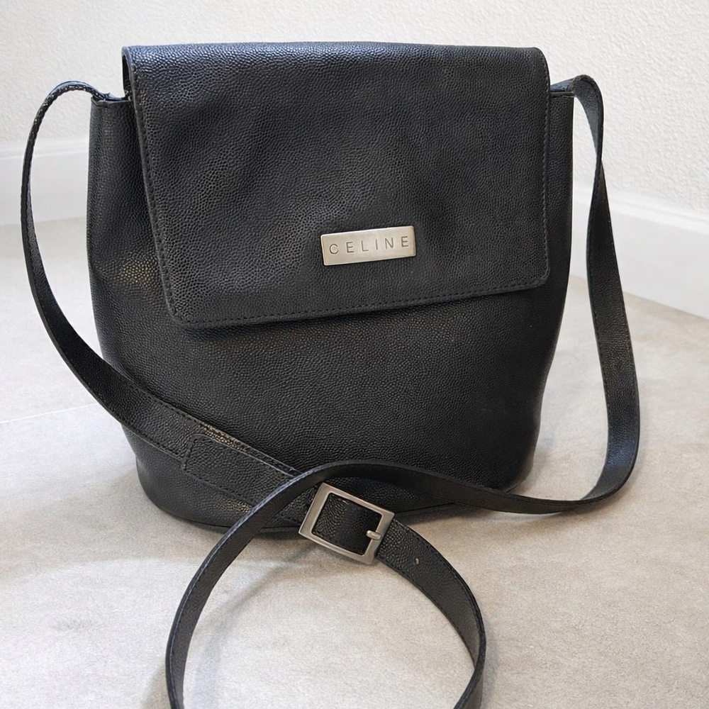 Celine Vintage Leather Crossbody Bag